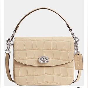 COACH Cassie 19 Crocodile Crossbody
